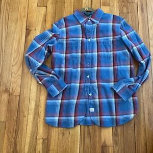 Ralph Lauren LRL button down plaid shirt